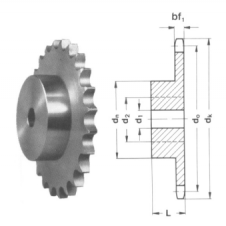 Звездочка цепи ПР-15,875-23 Z=15 d=30